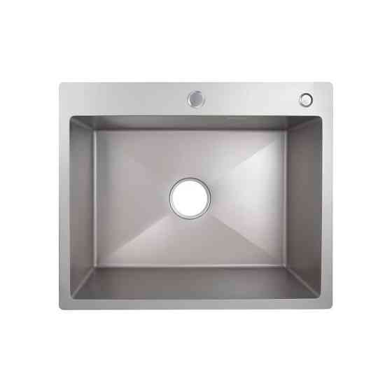 Кухонная мойка с нержавеющей стали Lidz H60*50G 3.0/0.8 мм Brush Grey (LDH6050GPVD3008) Киев