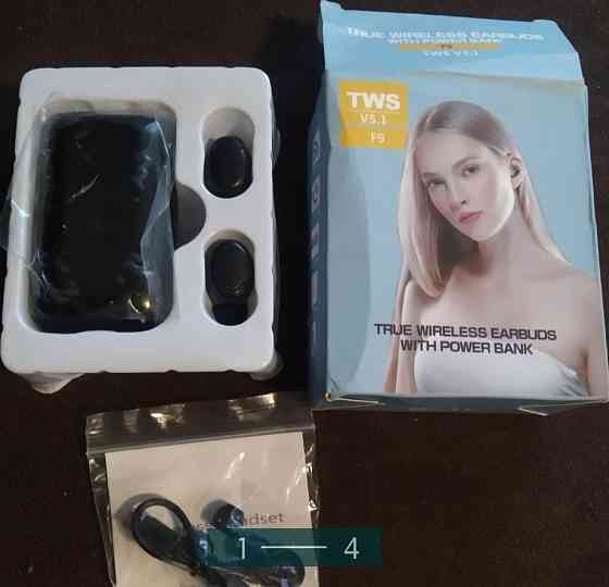 Навушники гарнітура: TWS F9 з Power Bank Харків