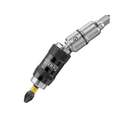 Тримач для біт DeWALT магнітний EXTREME IMPACT, шарнірний, L=25 мм, хвіст 1/4, 6.3 мм (DT7505) Вінниця