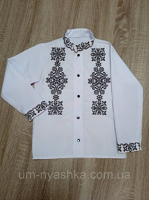 Хлопчача вишиванка "Орнамент" на кнопках Кривий Ріг - фото 3