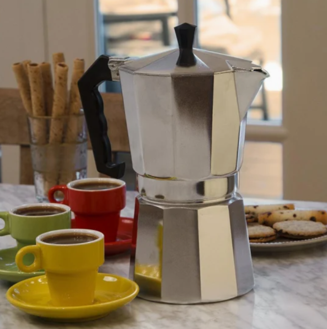 Кафеварка гейзерна UNIQUE UN-1913 KP1 на 9 чашок, алюмінієва, об'єм 405 мл, компактна модель 10850 Одеса - фото 3