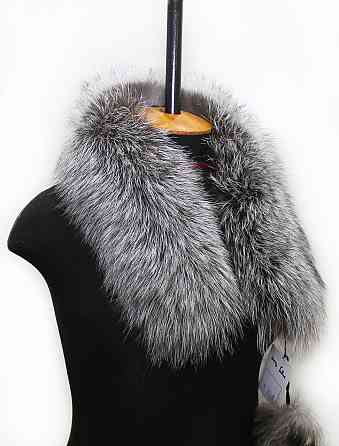 Комір жіночій з чорнобурки на підкладці довжина 75см Харків