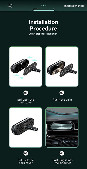 Автомобільний освіжувач повітря ESSAGER Grey Київ - фото 9