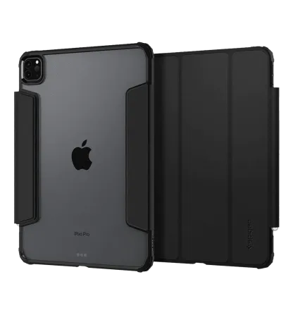 Фирменный защитный чехол-книжка Spigen Ultra Hybrid Pro для Apple iPad Pro 12.9 Black Днепр - изображение 1