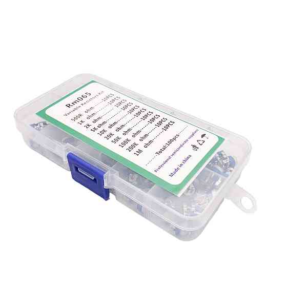 Набір потенціометрів RM065, 100 шт, 500 Ом – 1 МОм Київ