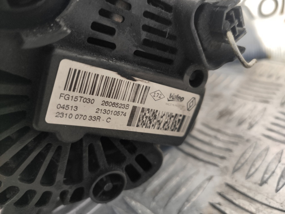 Генератор Renault Megane III 1.6 dci 2009-2016 (231007033R) Ковель - фото 5