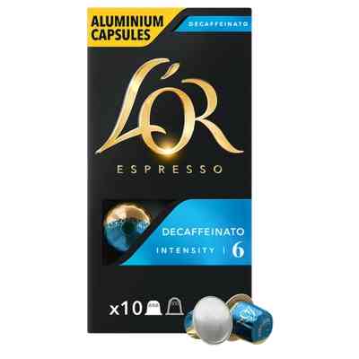 Кофе L'OR Espresso Decaffeinato без кофеина в капсулах 10 шт (8711000357965) Винница