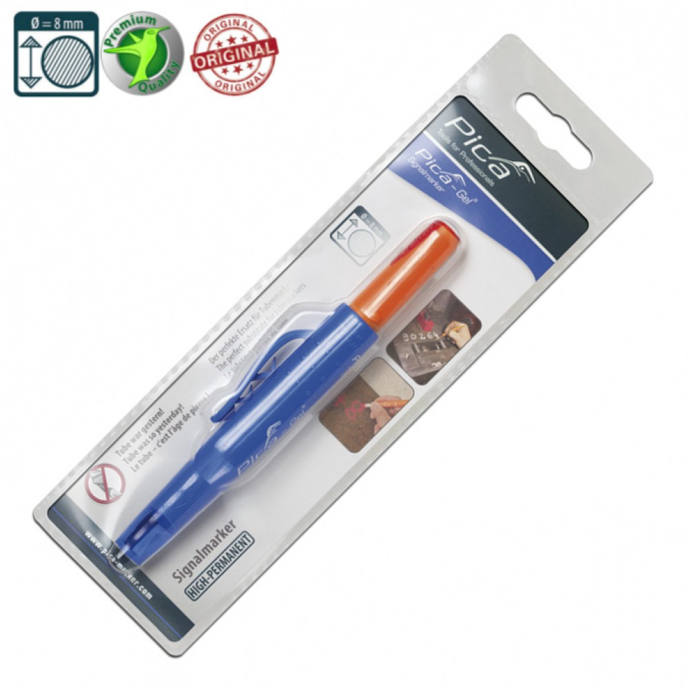 Маркер водо-термостійкий PICA GEL Signal marker червоний 2-8 мм Одеса - фото 4