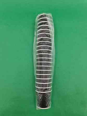 Стакан гофрований 110мл " Чорний "Маестро (20 шт) Харків