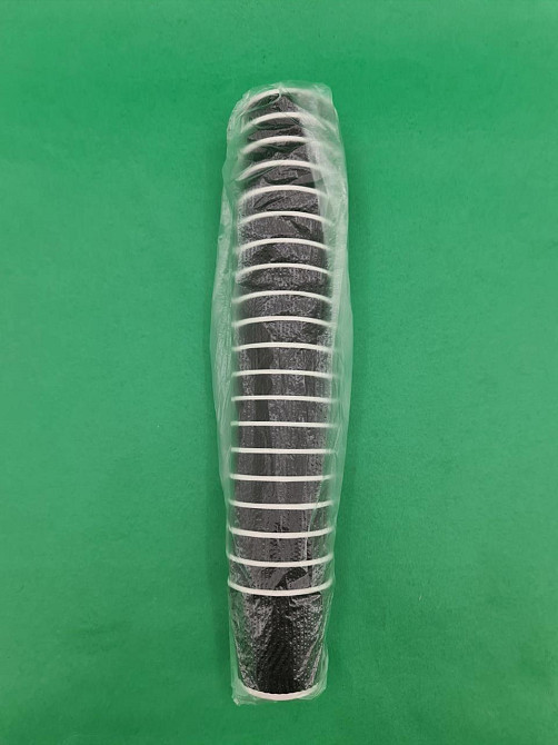 Стакан гофрований 110мл " Чорний "Маестро (20 шт) Харків - фото 4