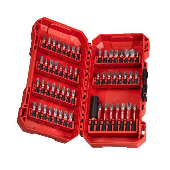 Набор бит SHOCKWAVE PACKOUT MILWAUKEE, (56шт) пластиковый кейс Одесса