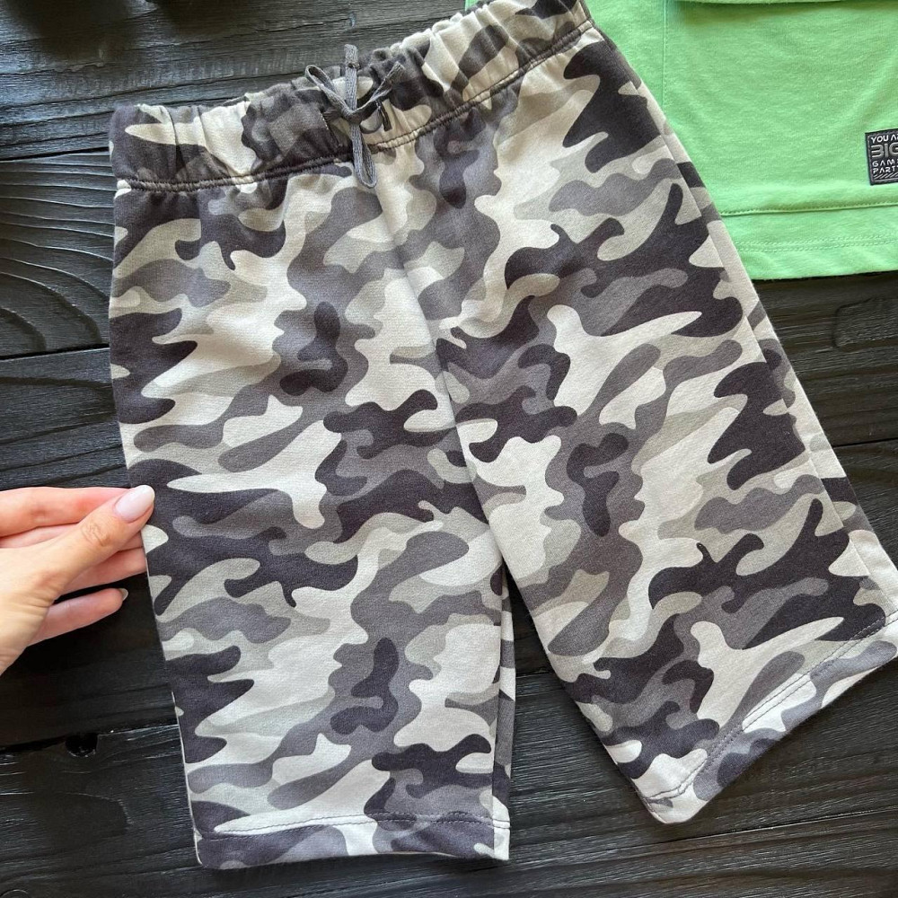 Дитячий Костюм для Хлопчика Футболка та Шорти Камуфляжні LC Waikiki 18-24 міс (86-92см) Київ - фото 2