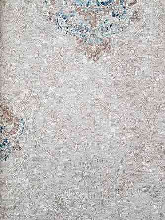 Обои винил на флизелине горячего тиснения DU&KA  Voyage1.06х10 вензеля фон восточный рисунок светло коричневые Киев
