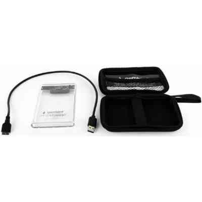 Кишеня зовнішня Gembird 2.5", USB 3.0, прозрачный (EE2-U3S9-6) Вінниця