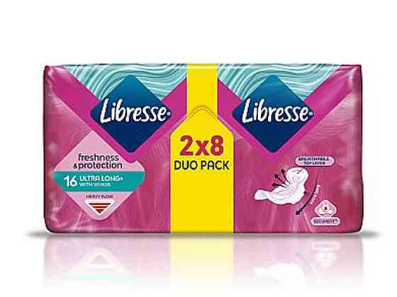 Гігієнічні прокладки 5 крап Ultra Super Soft, 3 мм, 16-шт. ТМ LIBRESSE Киев