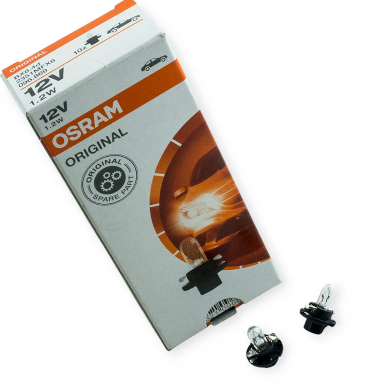 Автолампа 12V 1, 2W Bax8.4d з патроном БЦ Мукачево - фото 1