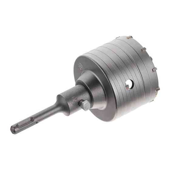 Свердло корончате по бетону 80 мм, перехідник SDS-Plus 100 мм INTERTOOL SD-7080 Киев