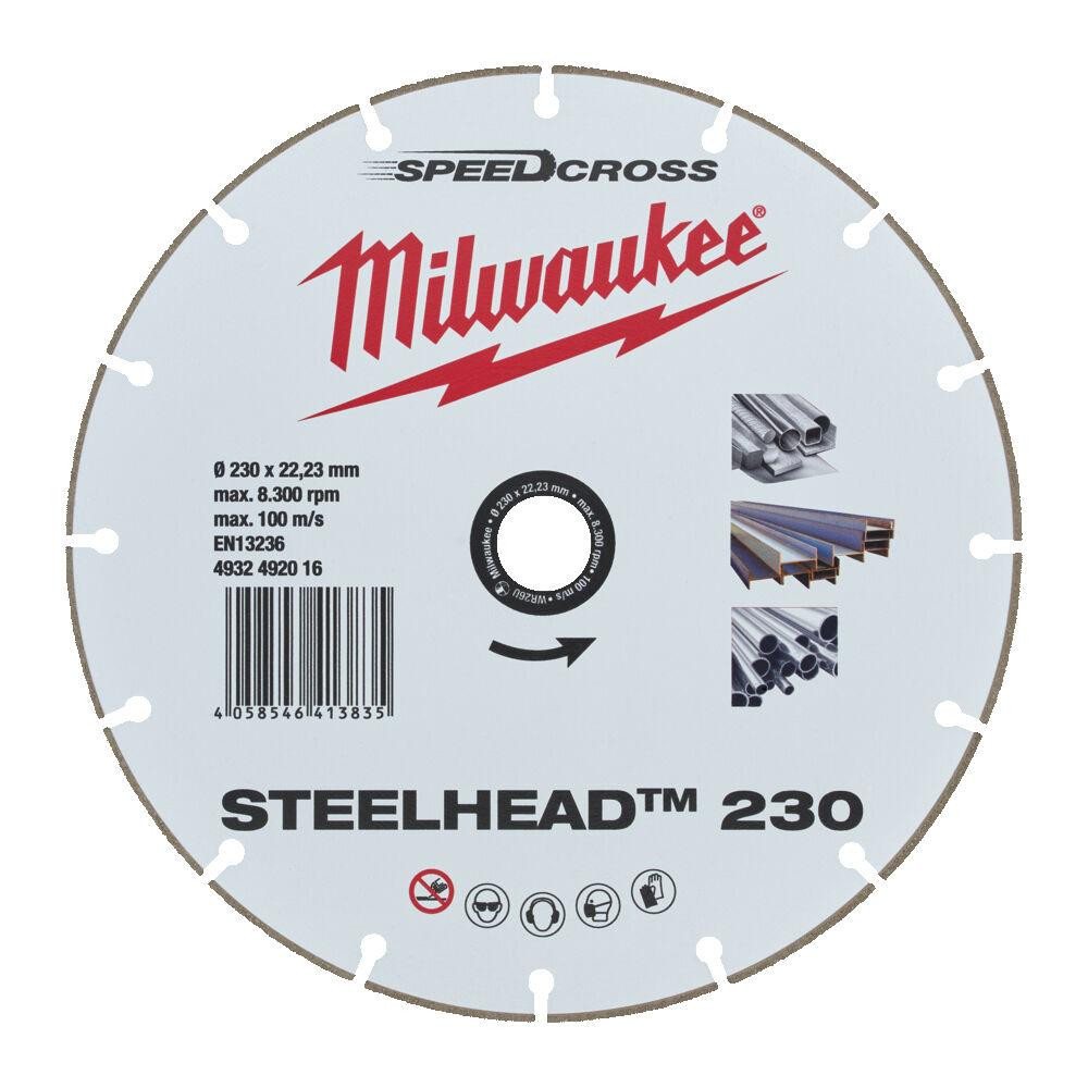 Диск алмазный Speedcross STEELHEAD 230 MILWAUKEE, диаметр 230мм, (металл, нержавейка) Одесса - изображение 2