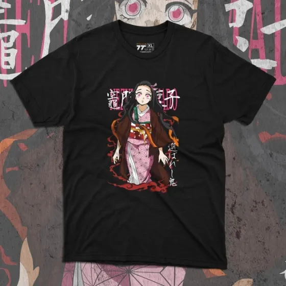 Футболка для підлітка хлопчика з принтом Клинок, рассекающий демонов Незуко 3 Розмір 160 Anime10384 Дніпро