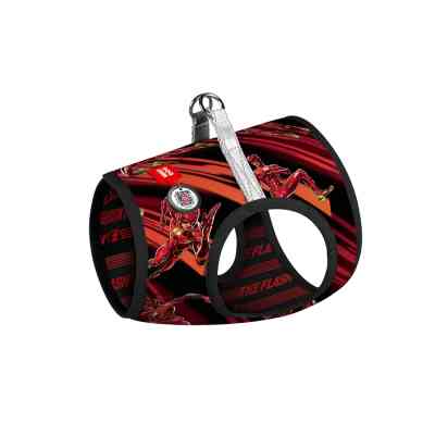 Шлей для собак WAUDOG Clothes мягкая с QR адресником "Скорость Флеша" S2 (228-1080) Винница