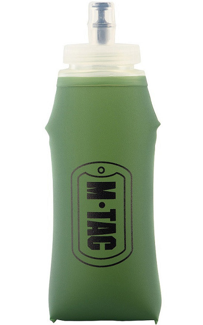 Туристическая складная Бутылка для напитков 500 мл M-Tac (MTC-WB500) Olive Нововолынск - изображение 2
