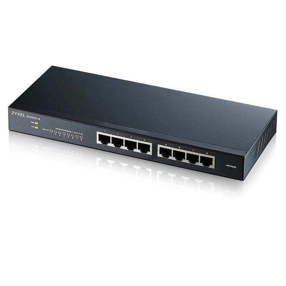 Комутатор ZYXEL GS1900-8 (GS1900-8-EU0102F) ( 650 г ) Харків - фото 3