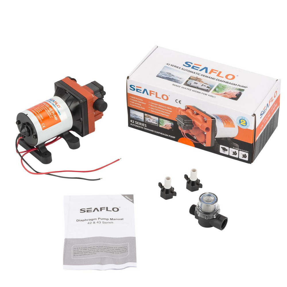Діафрагмова помпа SFDP1-030-055-42 SEAFLO автоматична Київ - фото 3