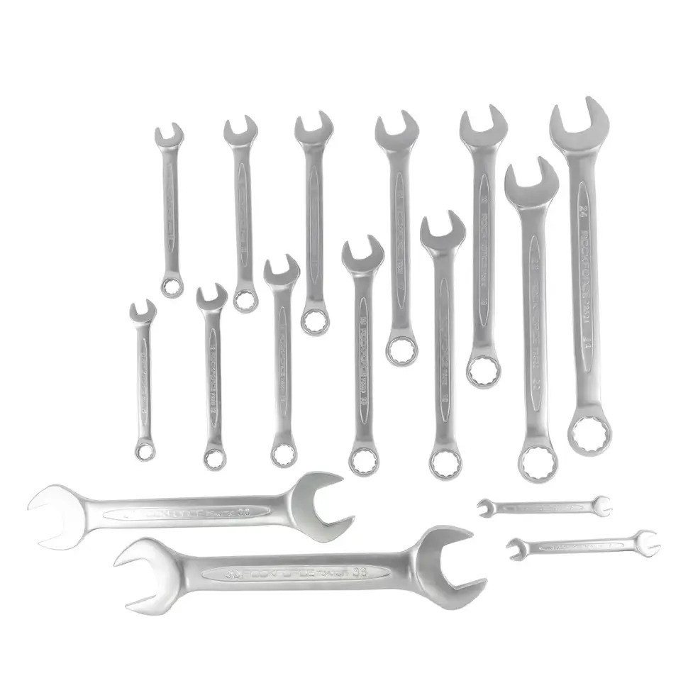 Набір ключів комбінованих та ріжкових 16пр. ROCKFORCE Одесса - изображение 2