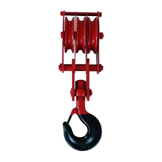 Блок трехроликовый с крюком 5,0 т Одесса