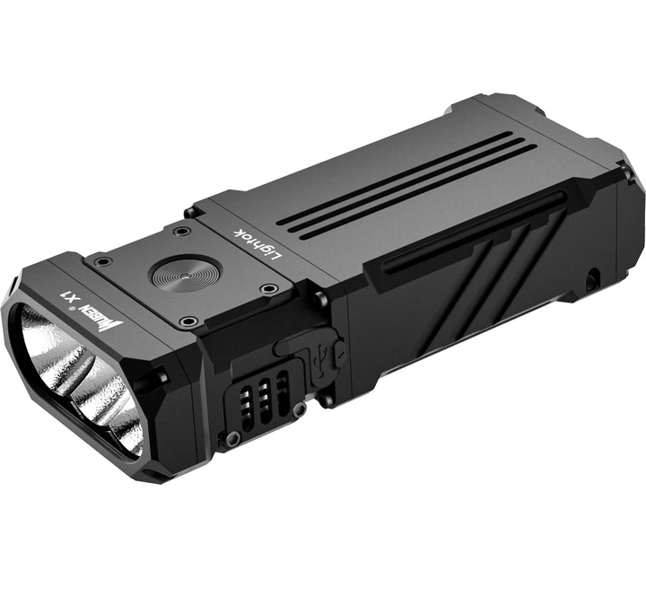 Ліхтар велофара Wuben X1 120000лм 303м 220 год 4800 мА·год з охолодженням (7 режимів) Чорний Вінниця - фото 1