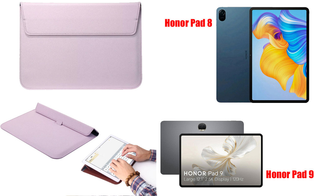 Чохол-конверт VitoCase для Honor Pad 8, Honor Pad 9, з функцією підставки для планшета Фіолетовий Київ - фото 1