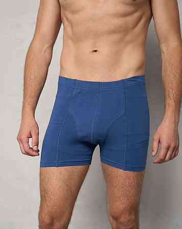 Мужские трусы боксеры удлиненные Tom John 2101 5XL, Синий Киев