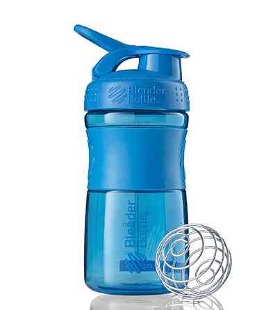 Шейкер спортивний (пляшка) BlenderBottle SportMixer Flip 20oz/590ml Cyan (Original) Кам'янське