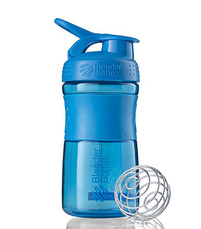 Шейкер спортивний (пляшка) BlenderBottle SportMixer Flip 20oz/590ml Cyan (Original) Кам'янське - фото 2