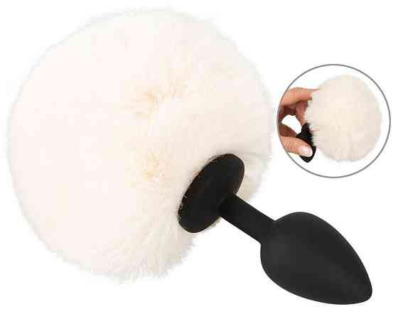 Анальна пробка FLUFFY BUNNY TAIL Sex Aura Київ