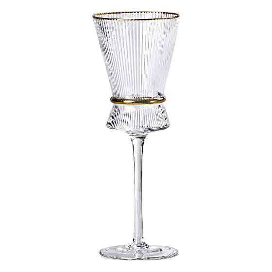 Yiwu Набір з 6 келихів з високими тонкими ніжками, 300 мл, для вина HP-16-7 Коломия