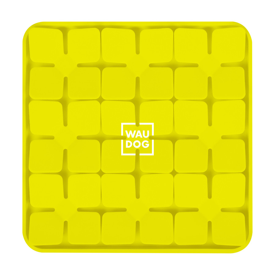 Килимок для пошуку корму WAUDOG Silicone, 205х205х17 мм, жовтий Коломыя - изображение 2