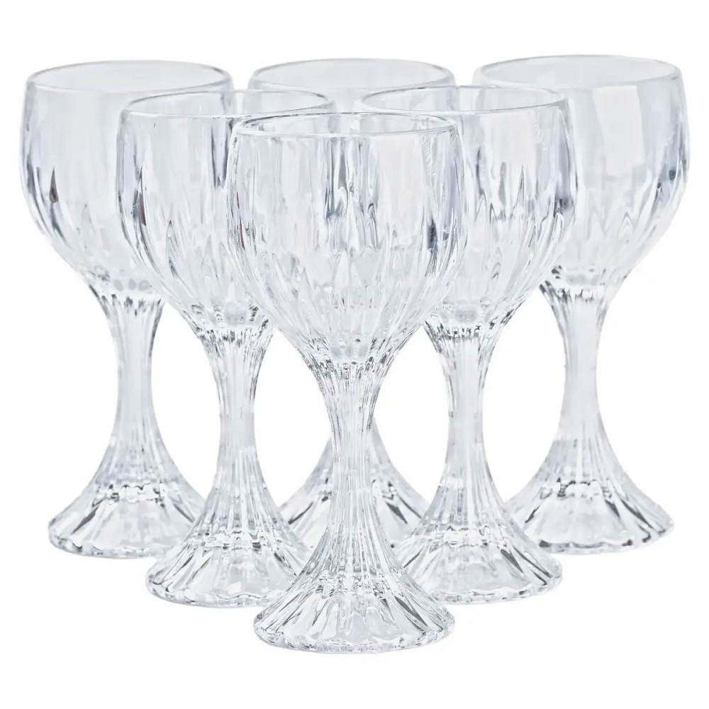 TS Kitchen Келихи з товстого скла набір для вина з 6 штук по 157 мл Київ - фото 2