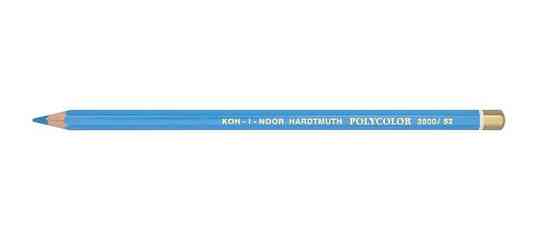 Олівець художній "Kooh-i-Noor" POLYCOLOR 3800/52 azure blue/небесний синій, шт Київ