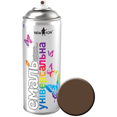Аэрозольная краска для автомобиля New Ton універсальна 8027 коричн. шкіра МАТ.,в аер. упа (000023349) Винница - изображение 2