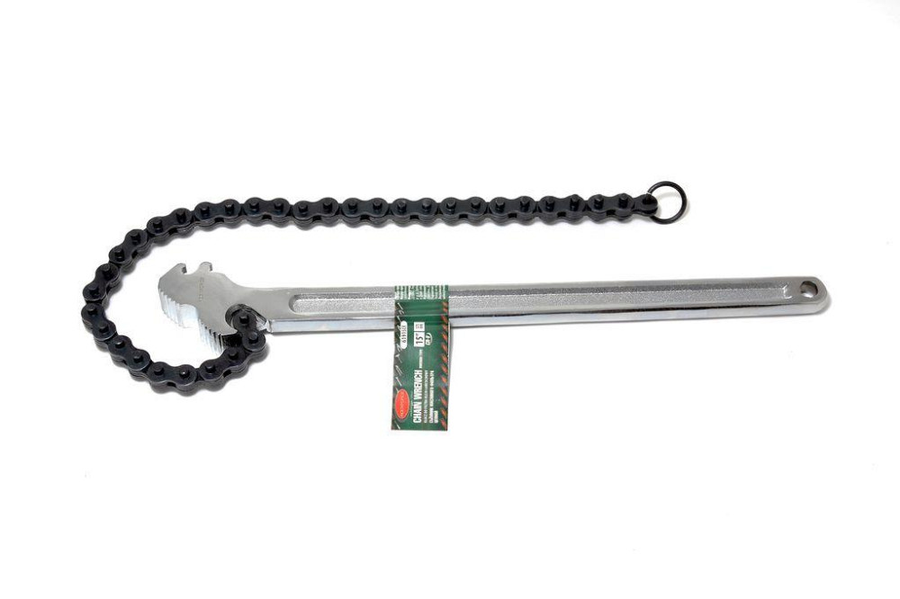 Ключ знімач масляного фільтра ланцюговий 15" (діаметр захвата - 130мм) ROCKFORCE RF-61915CR Одеса - фото 1