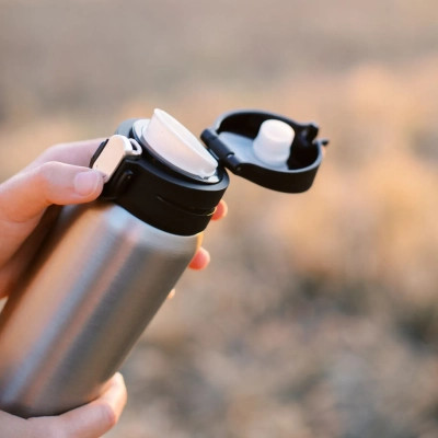 Термокружка Tribe Motion 0,45 л grey (T-DD-0015-grey) Вінниця - фото 10