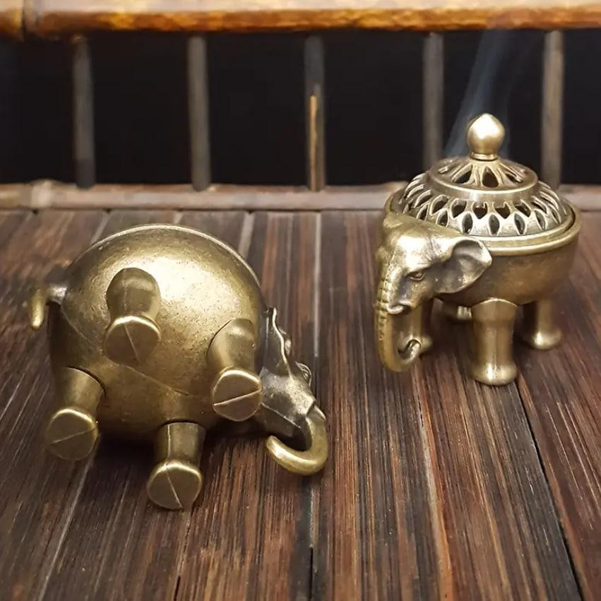 Винтажный металлический держатель для благовоний 