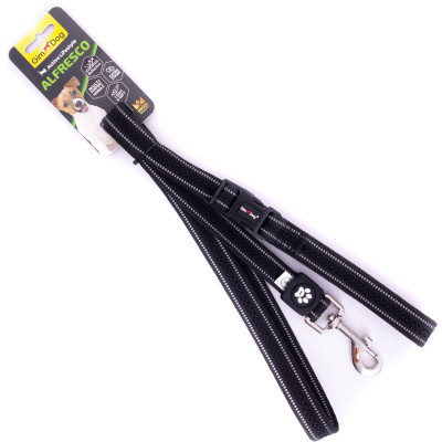 Повідець для собак GimDog Alfresco 2.0х120 см неопрен/фліс (чорний) (8009632059525) Вінниця - фото 1