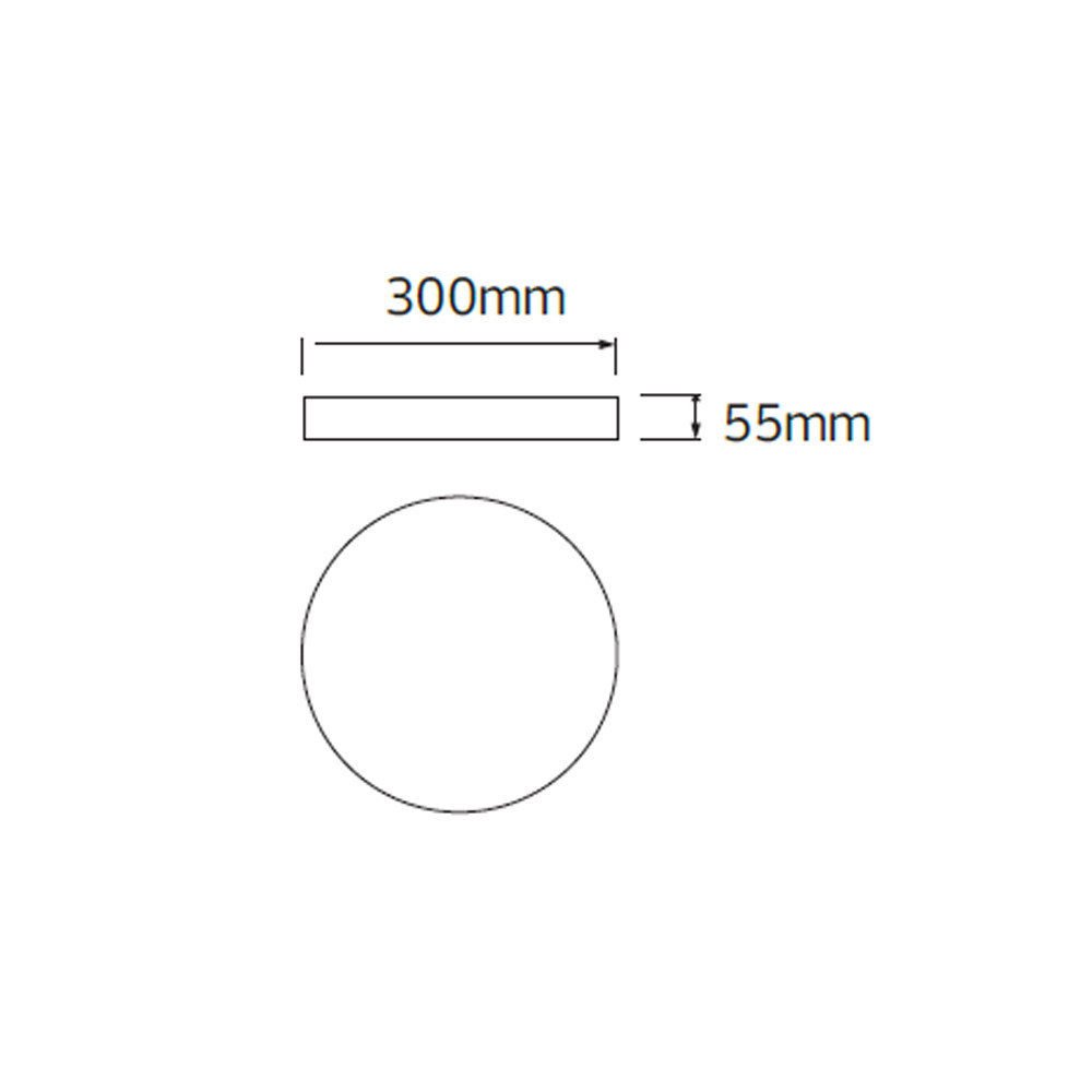 Світильник накладний HAZEL-24 3CCT" 24W белій Одеса - фото 3