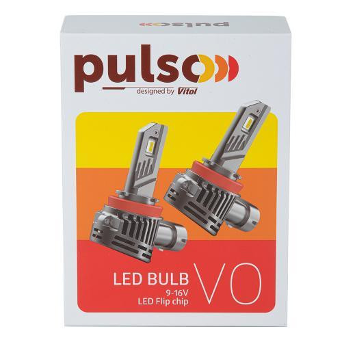 LED лампи PULSO VO для HB3/HB4/HIR2 з Flip chip, 9-16V, 2x50W, 6000Lm, 6500K Харків - фото 5