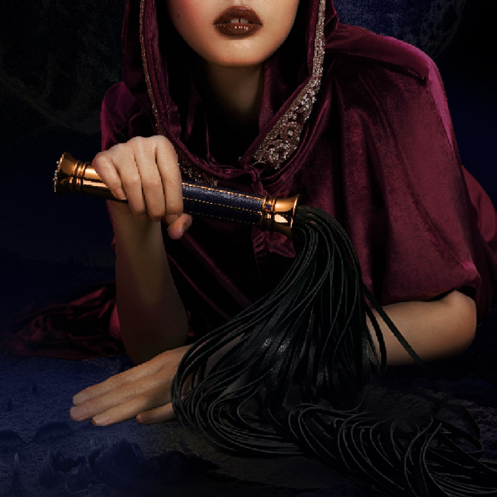 Флогер з італійської шкіри UPKO Black Label Collection, ручна робота Sex Aura Київ - фото 1