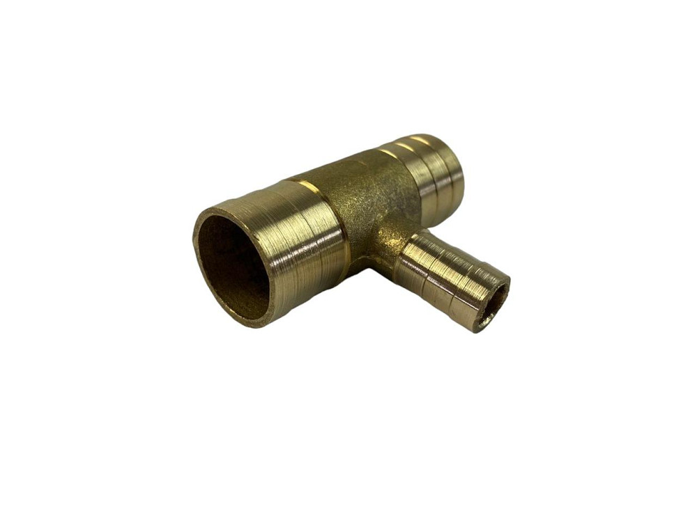 Перехідник шлангів обігрівача (D 20х10х20) латунь (трійник) Мукачево - фото 2