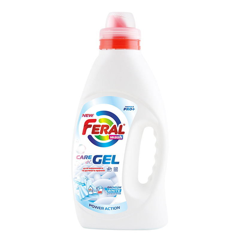 Гель для прання Feral White для білих речей 1,5л Львів - фото 1