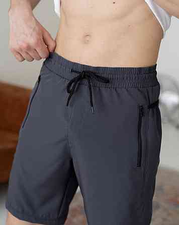 Темно-сірі чоловічі шорти прямого крою Pobedov Vil'nyy Київ